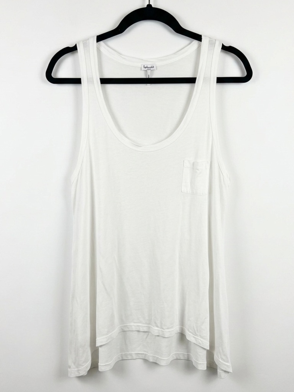 Set of 2 Splendid Scoop Neck Tank Tops in White and Purple Women’s Large - Picture 3 of 16